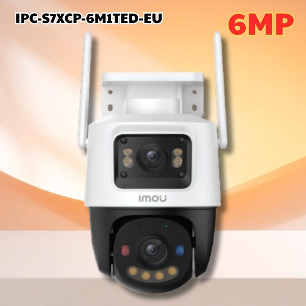 Camera 4G Ngoài Trời 2 Ống Kính Imou IPC-S7XCP-6M1TED-EU 6MP Quay Quét, Đàm Thoại, Báo Động