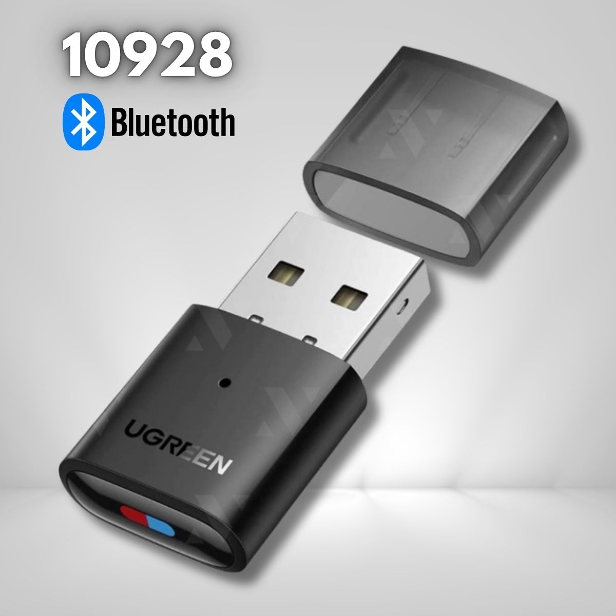 USB Bluetooth 5.0 Ugreen 10928 CM408 Hỗ trợ kết nối 10m, Tương thích nhiều thiết bị
