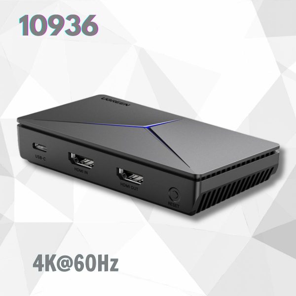 Thiết bị ghi hình hỗ trợ Livestream Capture HDMI 4K@60Hz Ugreen 10936 (USB Type-C)