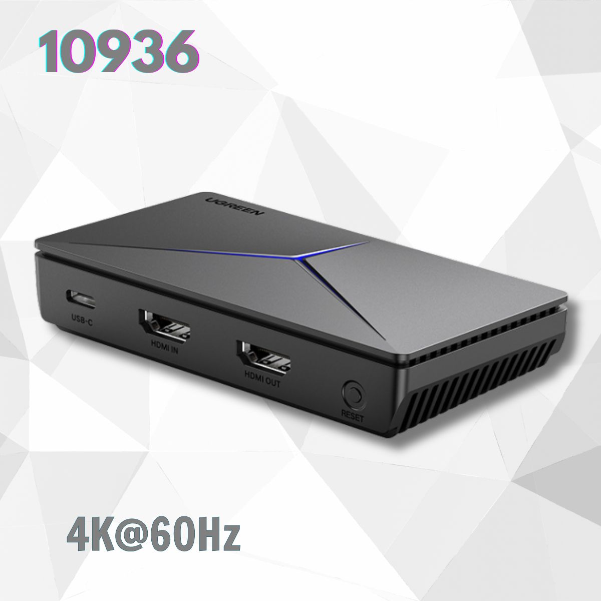 Thiết bị ghi hình hỗ trợ Livestream Capture HDMI 4K@60Hz Ugreen 10936 (USB Type-C)