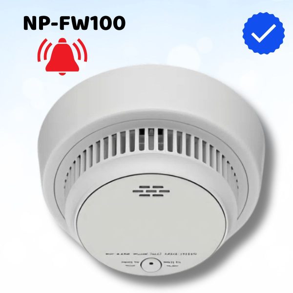 Đầu báo nhiệt Lora Hikfire NP-FW100 không dây, Cảm biến nhiệt độ kép, Báo động âm thanh (45- 75 dB@3m), pin lên đến 10 năm