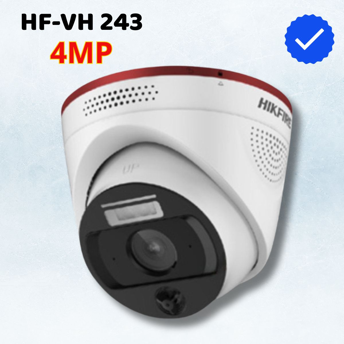 Camera Tích hợp đầu báo nhiệt 4MP Hikfire HF-VH 243 Phát hiện cháy sớm, Tích hợp micro, loa, khe cắm thẻ nhớ