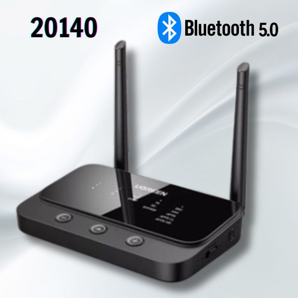 Bộ thu phát 3 trong 1 Bluetooth 5.0 Ugreen 20140 100M hỗ trợ cổng 3.5mm, Có APTX