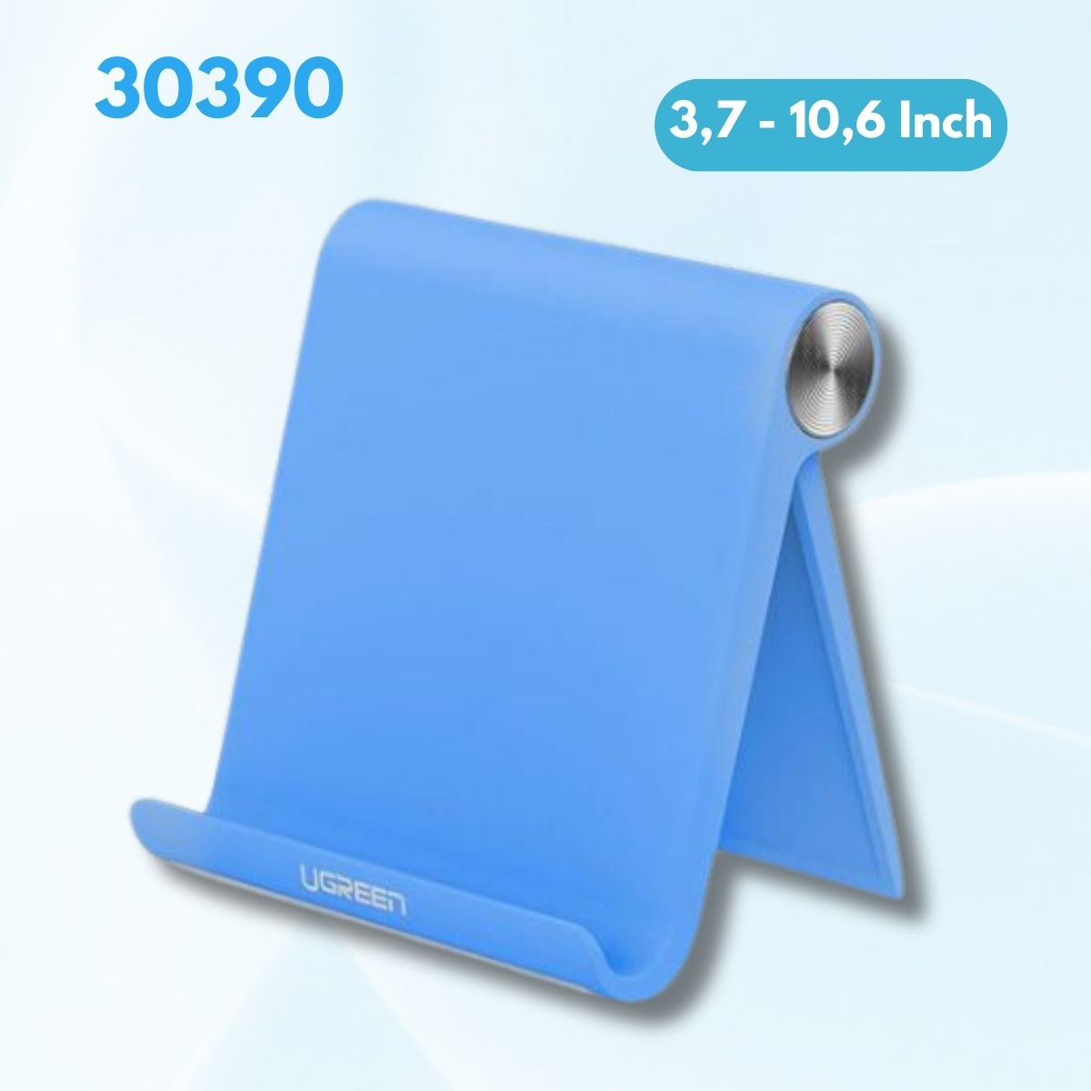 Giá đỡ Điện thoại + Máy tính bảng để bàn Ugreen 30390 LP106 màu xanh, ABS + Tấm silicon