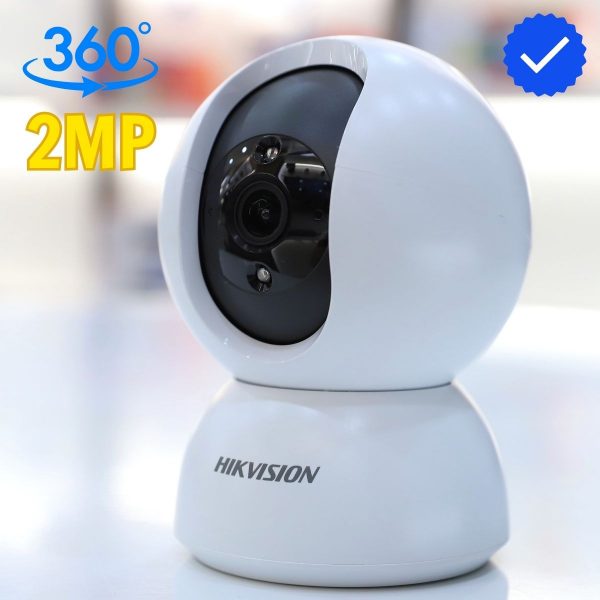 Camera Wifi 2MP Hikvision DS-2CV2Q21G1-IDW Xoay 360 độ, Phát hiện con người, Tích hợp loa & mic