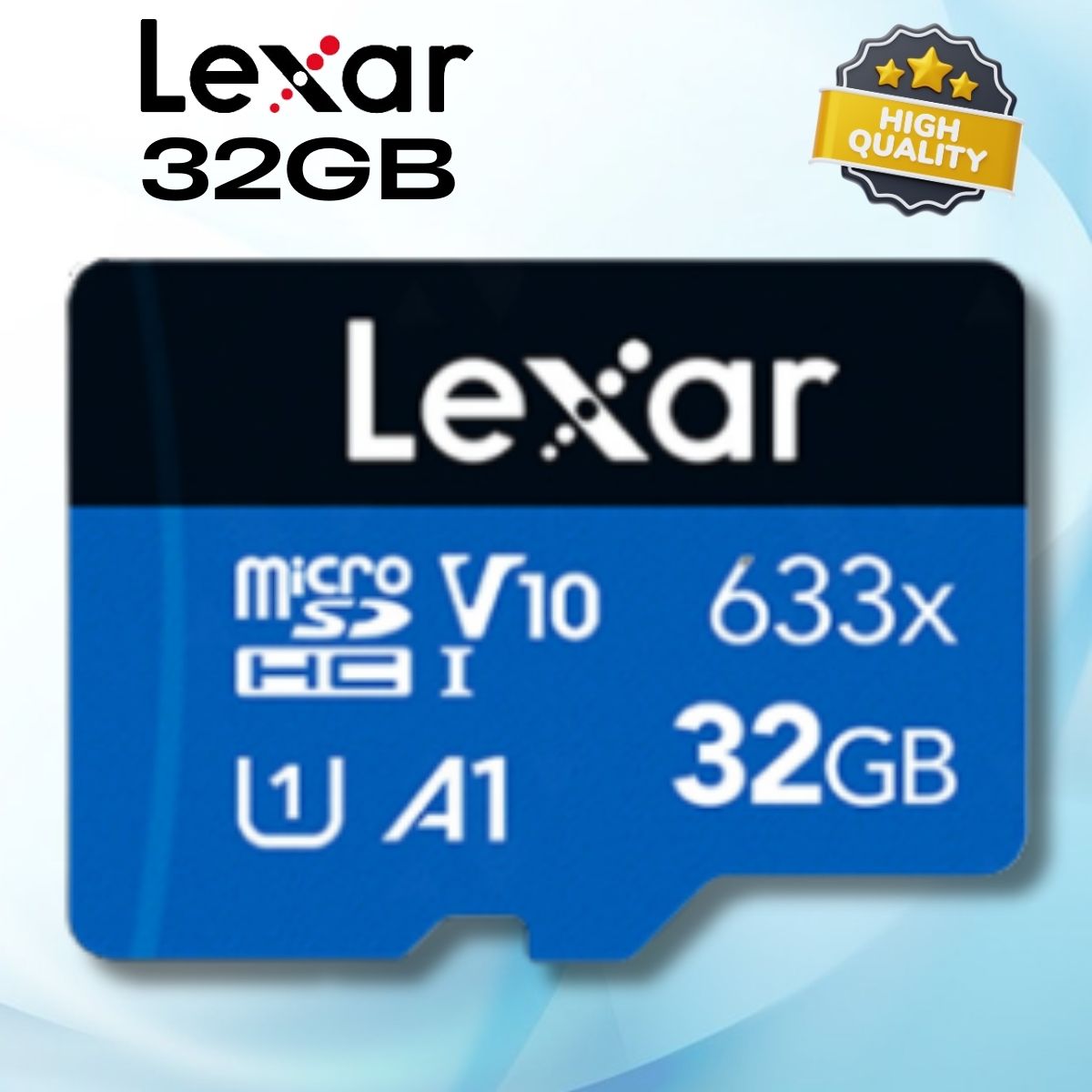 Thẻ nhớ Micro SD 32GB Lexar LSDMI31BB633A Class 10, Tốc độ đọc 100 MB/s, Ghi 10 MB/s.