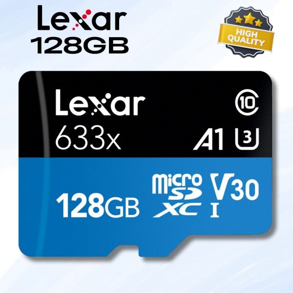 Thẻ nhớ Micro SD Lexar 128GB LSDMI128BB633A Class 10, Tốc độ đọc 100 MB/s, Ghi 45 MB/s.