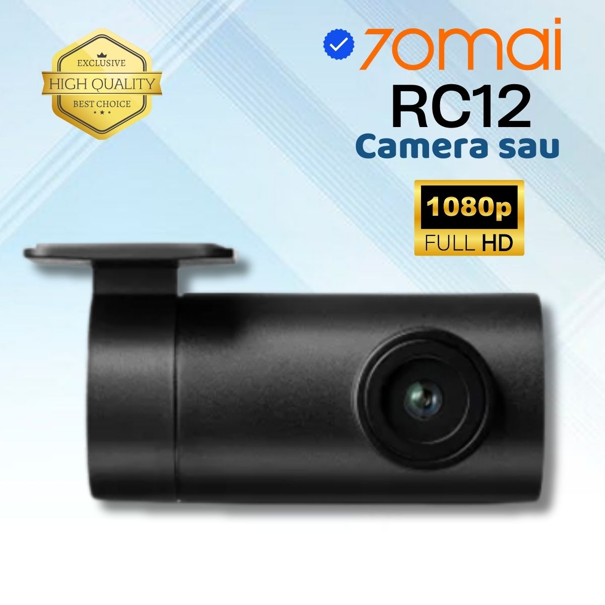 Camera sau hành trình 70mai RC12 Full HD 1080P, Góc quay rộng 130