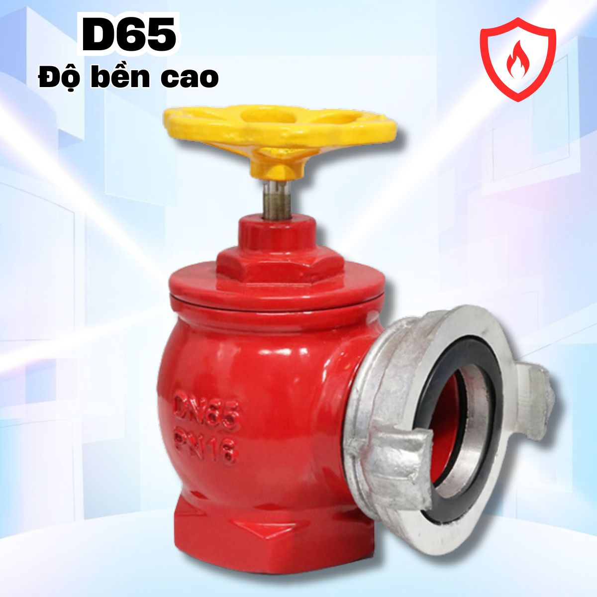 Van chữa cháy D65 Độ bền cao, Tem kiểm định