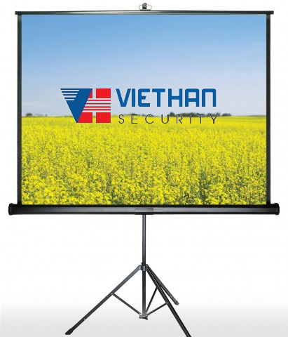 Màn chiếu 3 chân 150 inch Tripod Screen, tỷ lệ 4:3, chân inox