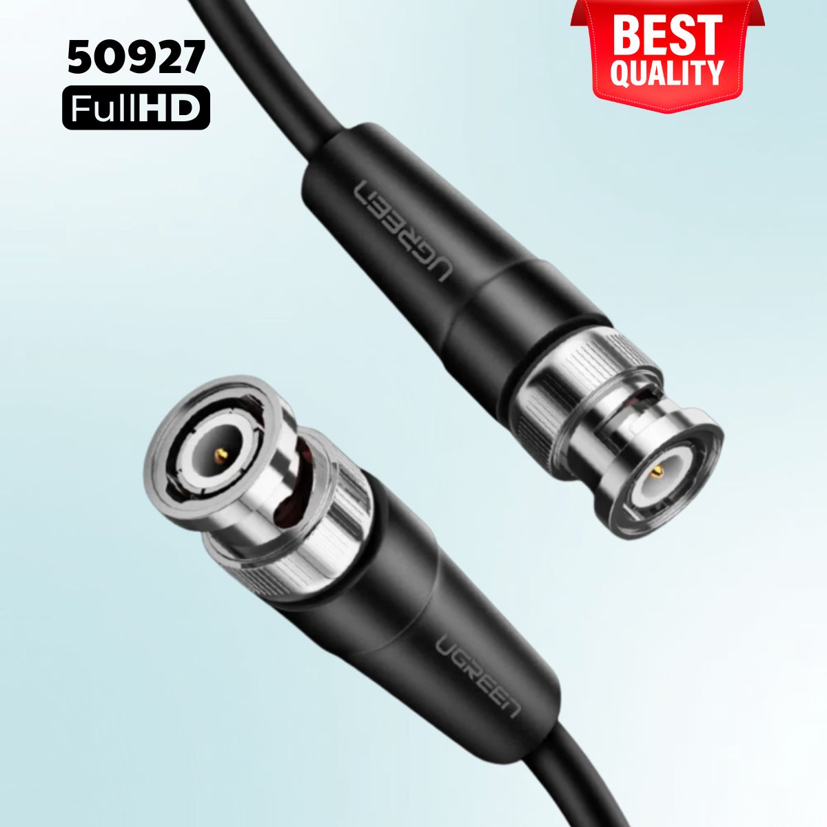 Cáp 2 đầu SDI cho máy quay + Camera Ugreen 50927 5M Màu đen, Hỗ trợ 1920x1080p