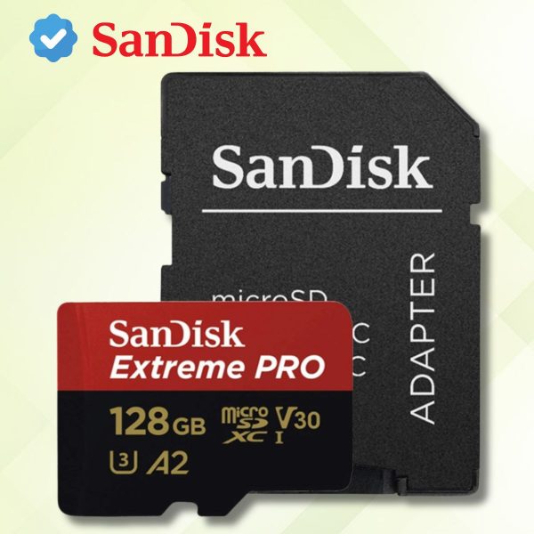 Thẻ nhớ máy quay phim Actioncam 128GB Sandisk SDSQXCD-128G-GN6MA đọc 200 MB/s - ghi 90MB/s