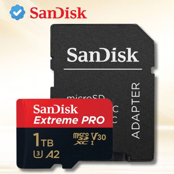 Thẻ nhớ 1TB SanDisk Extreme SDSQXCD-1T00-GN6MA đọc 200 MB/s - ghi 140 MB/s, chuyên dụng máy quay phim và  Actioncam