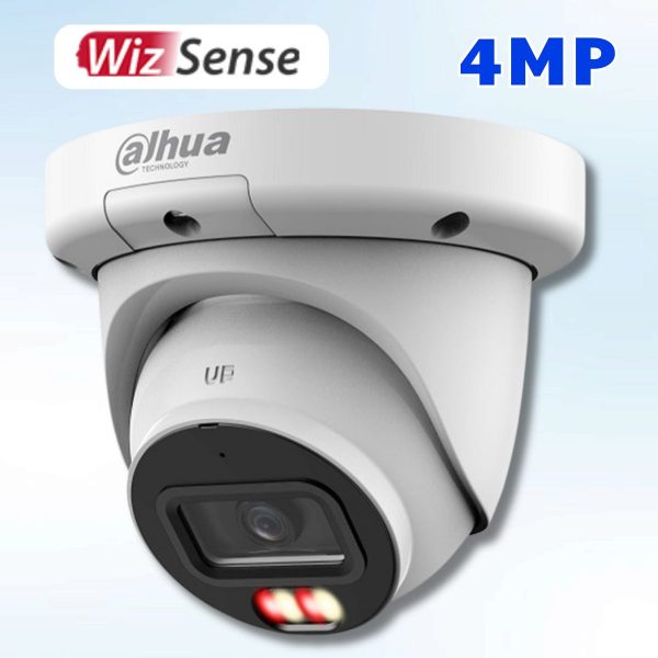 Camera Dahua DH-IPC-HDW3449QM-S-IL 4MP, Đèn kép, Phân biệt người & xe, Đèn trợ sáng + IR 50m