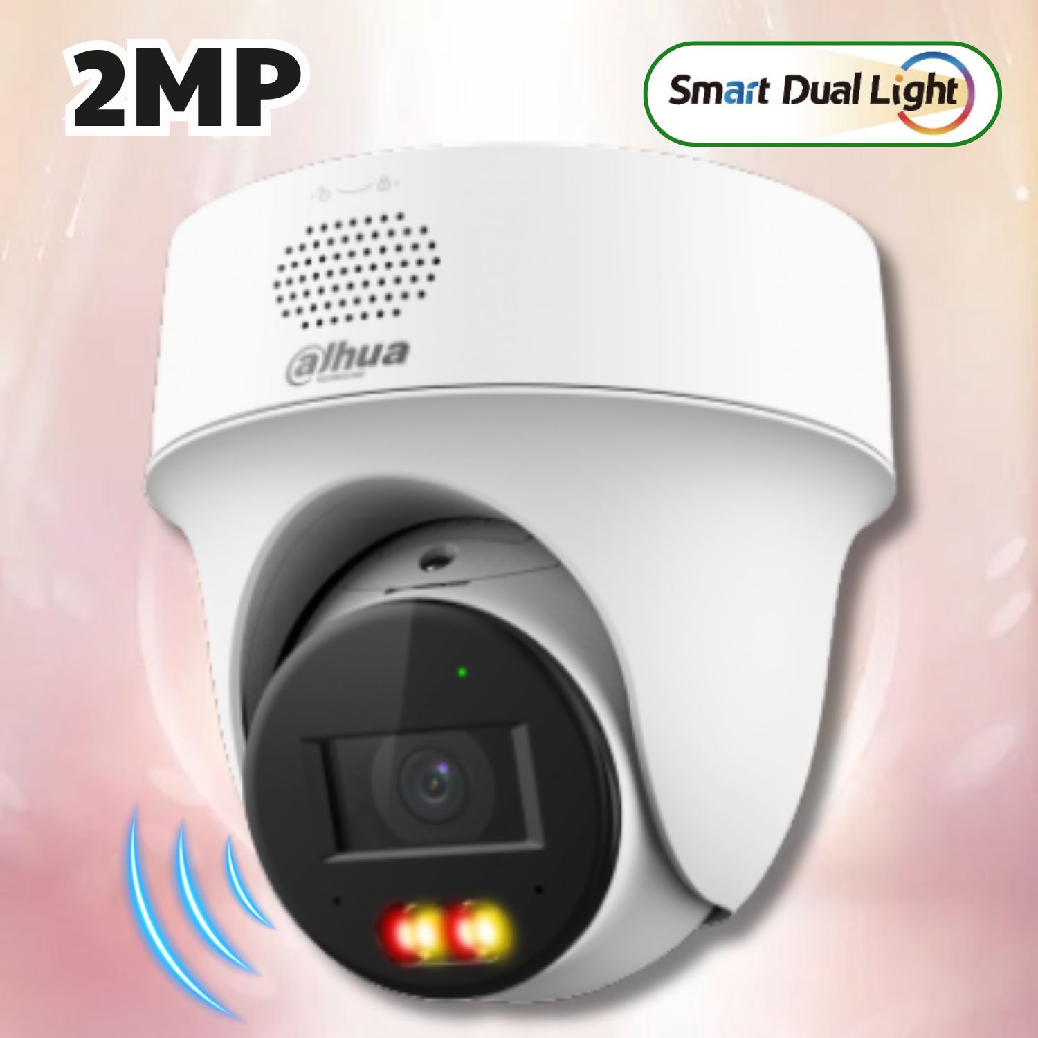 Camera Wifi  Dahua DH-IPC-PT1239H-PV 2MP, PT,  Đèn kép 30m, Phát hiện người & Phương tiện, Đàm thoại 2 chiều