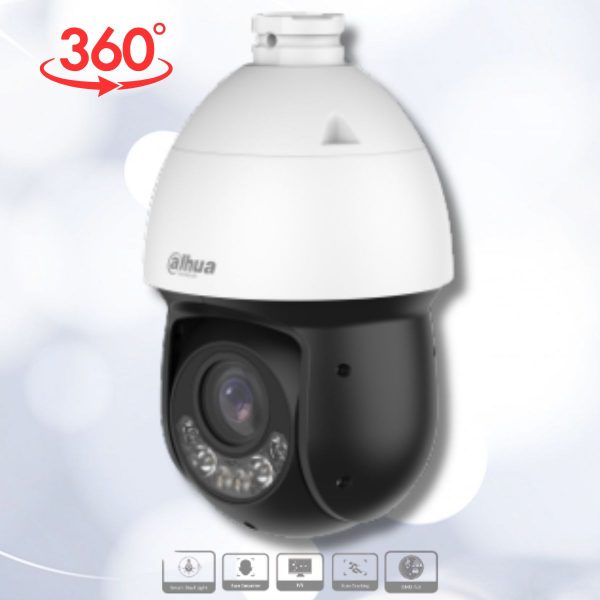 Camera PTZ Xoay 360° Dahua DH-SD4D225MB-HNR 2MP, Ánh sáng kép, Zoom 25x, Nhận diện khuôn mặt, IR 100m