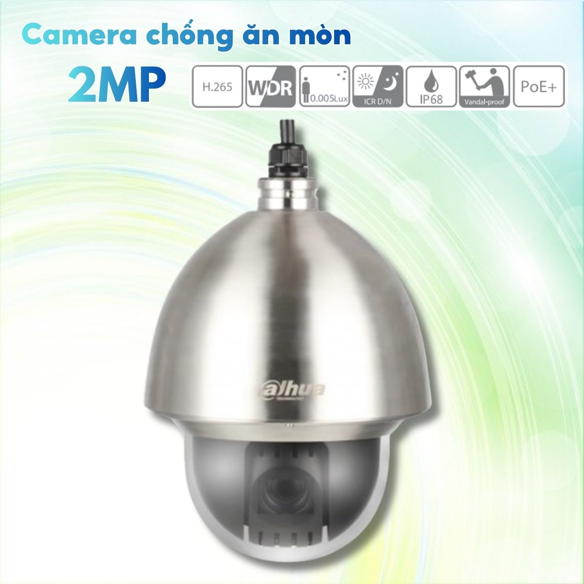 Camera Chống ăn mòn Dahua DH-SD60230U-HNI-SL 2MP PTZ Zoom 30x, IK10, IP68