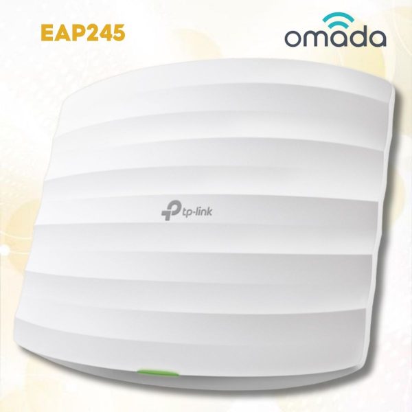 Tp-Link Omada EAP245 Access Point Gắn Trần Wi-Fi Băng Tần Kép AC1750, 3x Anten Ngầm, Tốc độ lên tới 1300Mbps