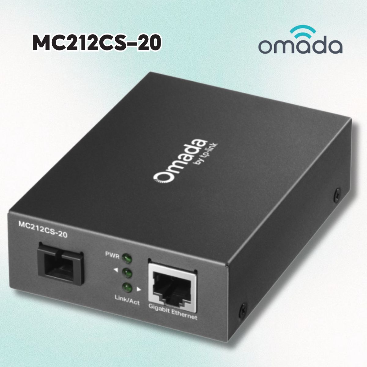 Bộ Chuyển Đổi Quang Điện Gigabit WDM Omada MC212CS-20 1 Sợi Quang, Tốc Độ 1000Mbps, Khoảng Cách Truyền Tải 20Km
