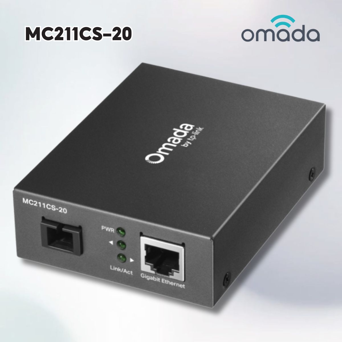 Media Converter Omada MC211CS-20 - Converter Quang 1 Sợi Gigabit, Tx 1310nm, Truyền tải xa 20m