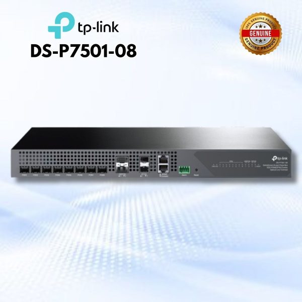 Thiết bị đàu cuối DeltaStream TP-Link DS-P7501-08, 8 Cổng Combo XGS-PON & GPON, Uplink 100G, Hỗ Trợ 2048 ONU