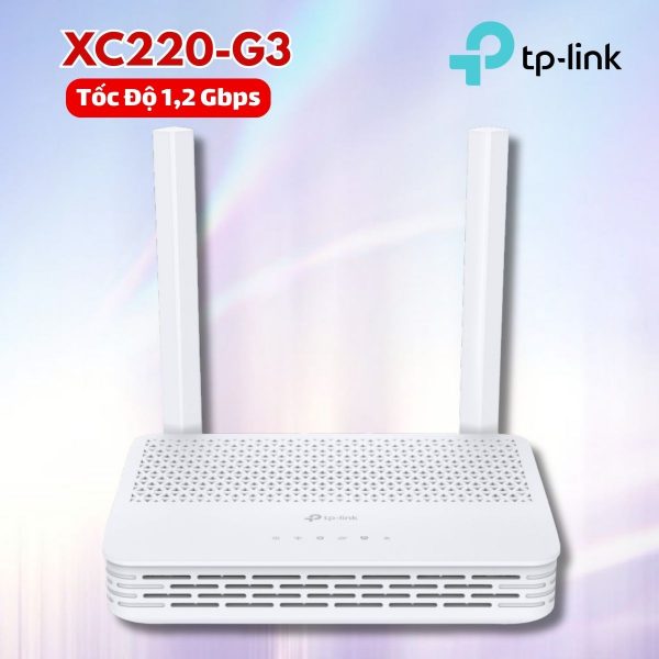 Router WiFi XPON AC1200 TP-Link XC220-G3: Chế Độ Kép GPON/EPON, Bảo Mật WPA3, Cổng LAN Gigabit