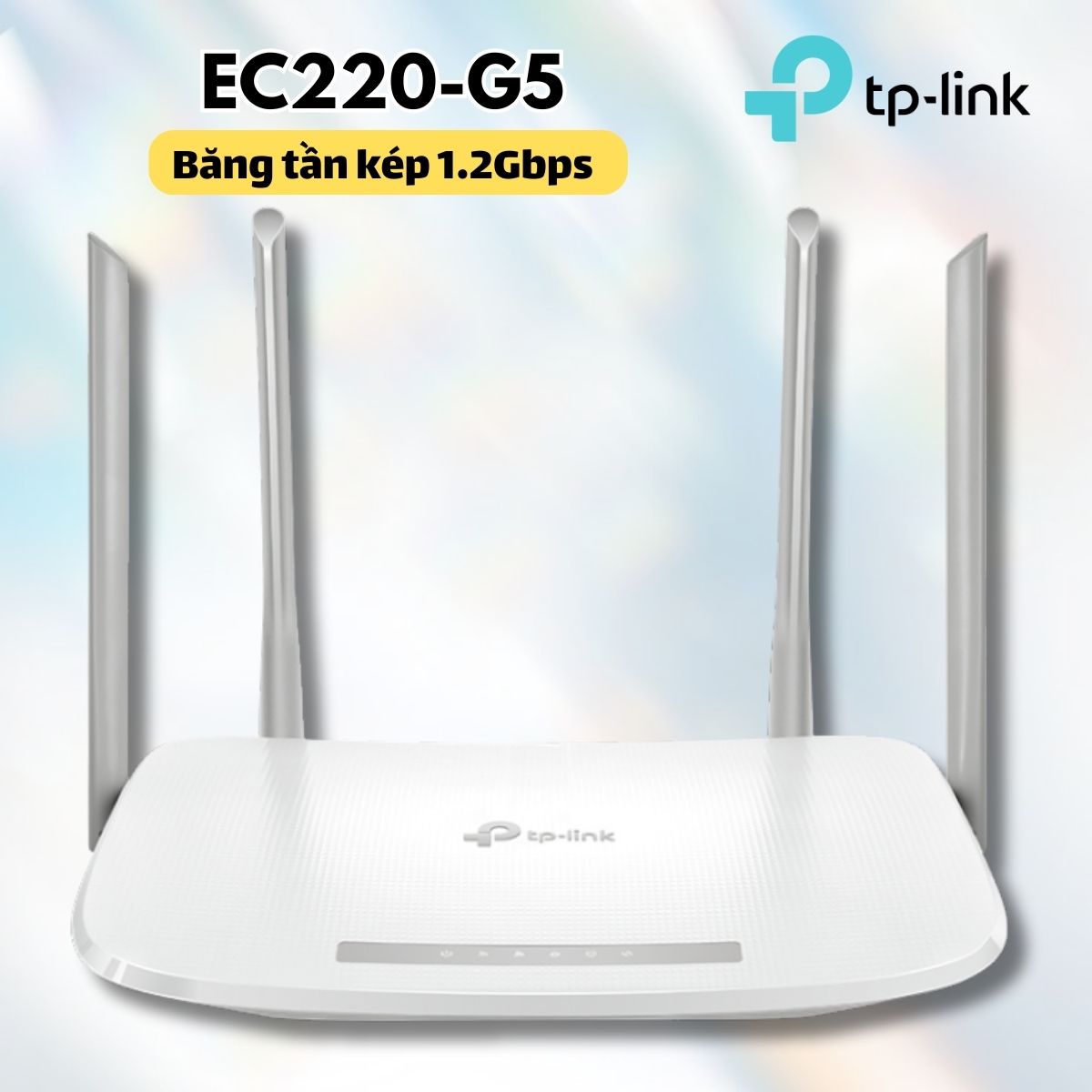 Router WiFi AC1200 MU-MIMO TP-Link EC220-G5: Full Cổng Gigabit, Băng Tần Kép 1.2Gbps, Hỗ Trợ IPTV, Quản Lý Từ Xa TR-069