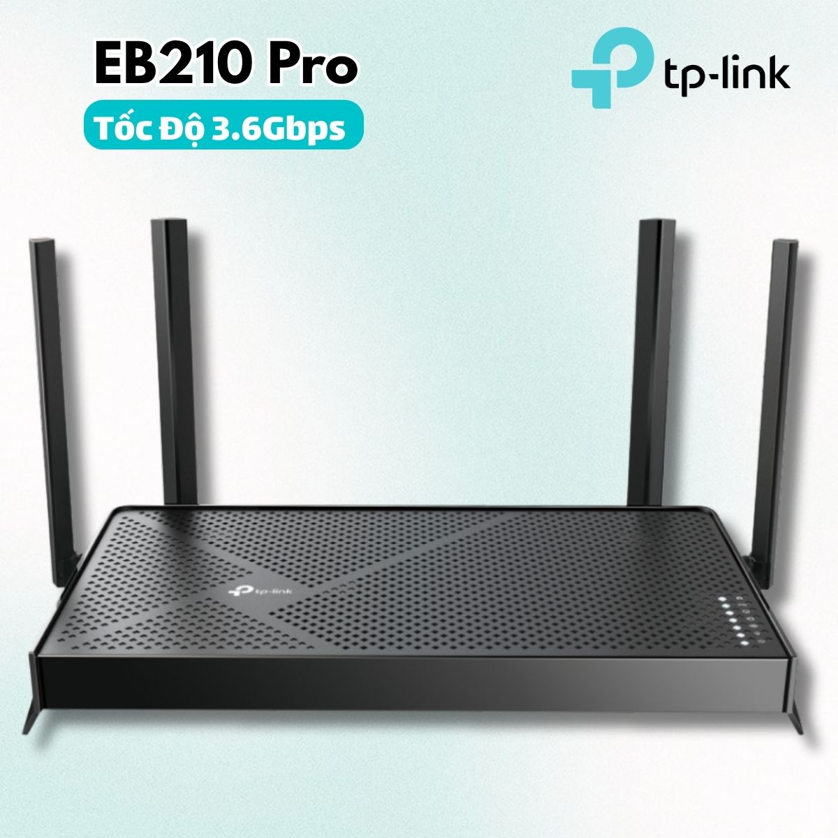 Router Wi-Fi 7 Băng Tần Kép BE3600 TP-Link EB210 Pro: Tốc Độ 3.6Gbps, Cổng 2.5G, Công Nghệ MLO, Hỗ Trợ EasyMesh & Quản Lý Đám Mây TAUC
