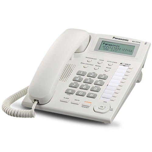 Điện thoại bàn Panasonic KX-T7716 có màn hình LCD, đèn báo chuông reo, loa ngoài