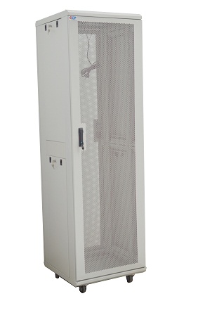 Tủ rack mạng 32U-D600 ECP-36U600-B Rack cabinet Cửa trước gắn kính, cửa sau đục lỗ