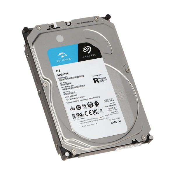 HDD Seagate Skyhawk 4TB 64MB ST4000VX016 dòng chuyên dụng camera hoạt động 24/7, tiết kiệm điện năng