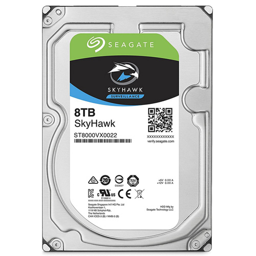 HDD Seagate Skyhawk 8TB ST8000VX0022 SATA 6Gb/s/256MB Cache/ 7200RPM, tiết kiệm điện năng