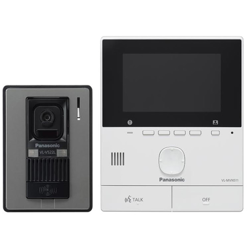 Bộ chuông cửa màn hình Panasonic VL-SVN511VN Màn hình chính LCD 5", Camera cửa có Led ban đêm, kết nối Wifi