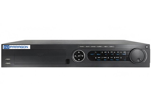 Đầu ghi hình HDPARAGON HDS-7316TVI-HDMI/K 16 kênh HD 3MP, 4 Sata, Audio, Alarm, add 2 IP camera