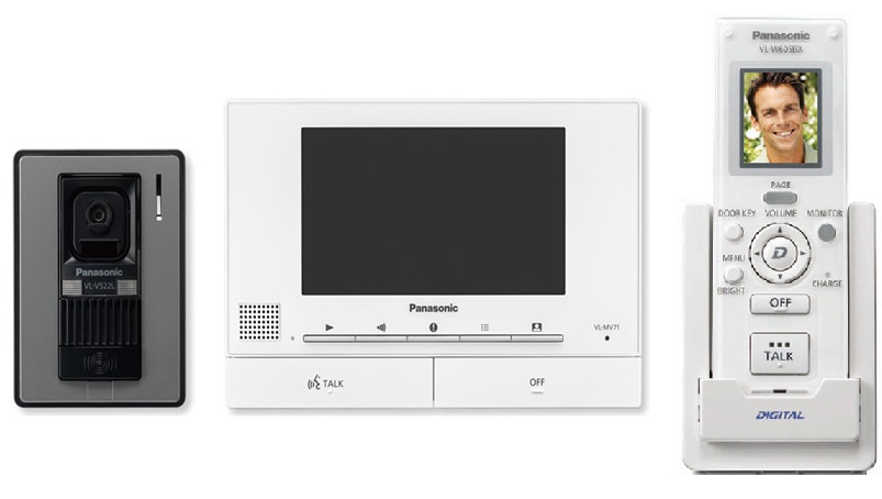 Bộ chuông cửa màn hình Panasonic VL-SW274VN Màn hình chính 7",lưu được 400 hình