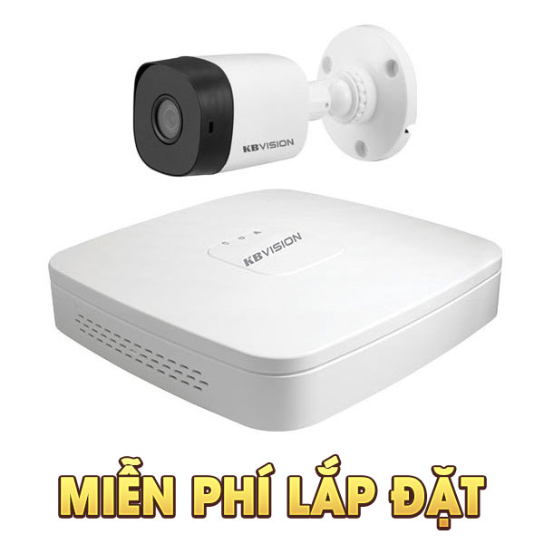 Trọn bộ camera KBVISION KX-2202C4V + Đầu ghi KX-7104TH1 4 kênh HD 1080N