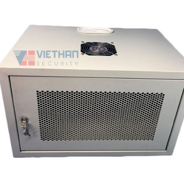 Tủ rack 10U ECP-WM10UW550C treo tường hoặc để bàn, 1 khóa, 1 ổ điện 4 port