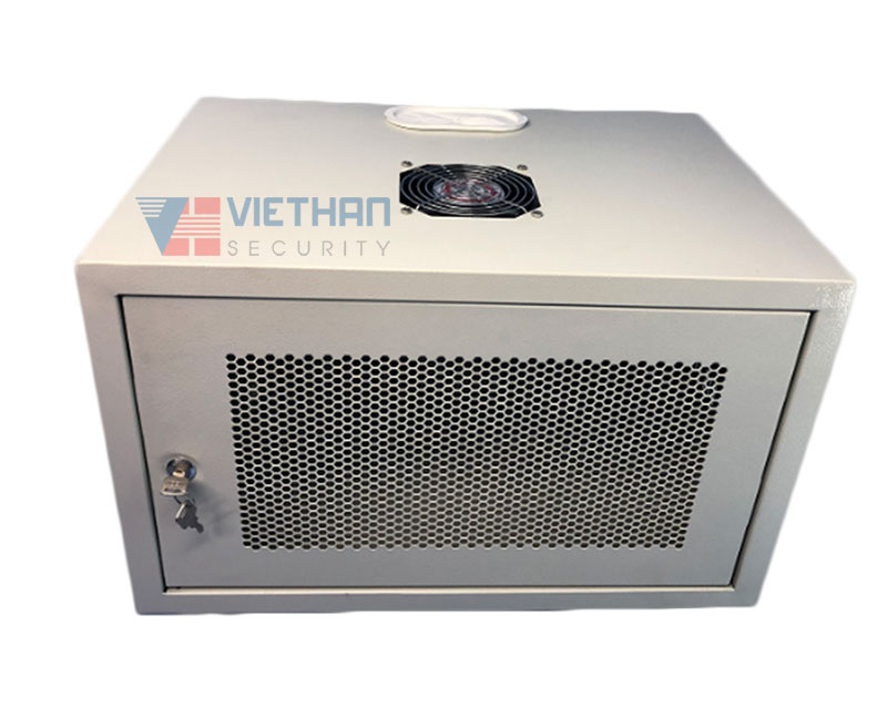 Tủ rack 12U ECP-WM12UW550C treo tường hoặc để bàn, 1 khóa, 1 ổ điện 4 port