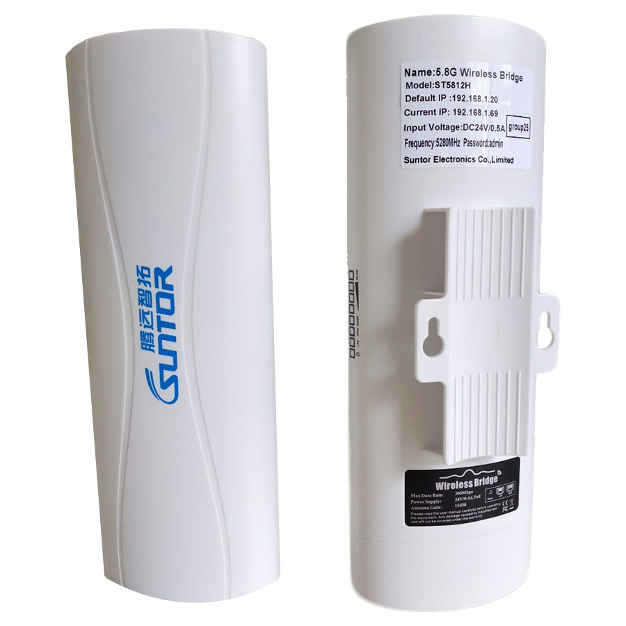 Bộ thu phát không dây Camera thang máy, mỏ đá, công trường Suntor ST5812H khoảng cách 1~2km