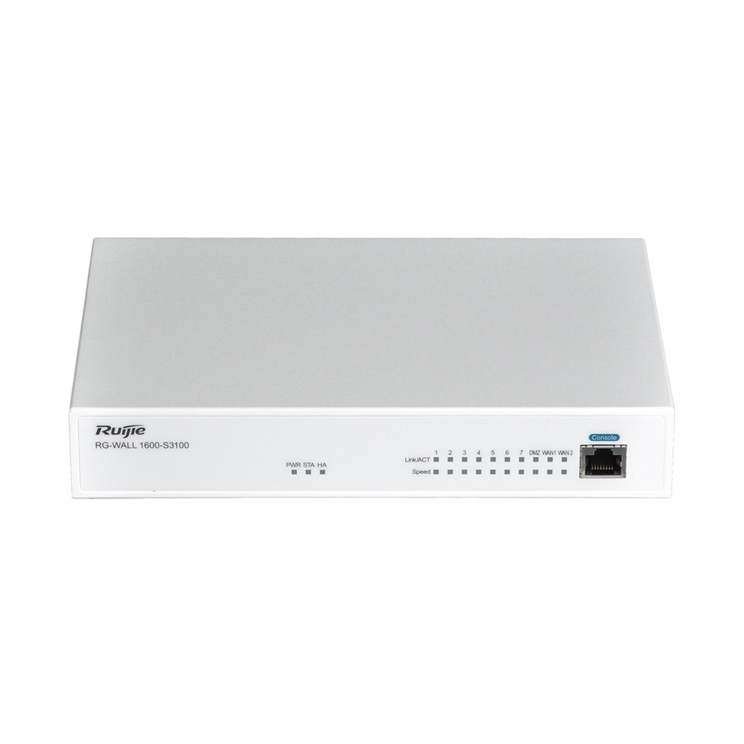 Thiết bị mạng Wifi Ruijie tường lửa Fire Wall RG-WALL 1600-S3100 bản quyền 1 năm