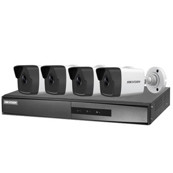 Bộ Kit Wifi NK42E0H-L 4 Camera HIKVISION DS-2CD1023G0E-I(L) Full HD 1080P + 1 Đầu ghi HIKVISION NVR DS-7104NI-Q1/4P/M