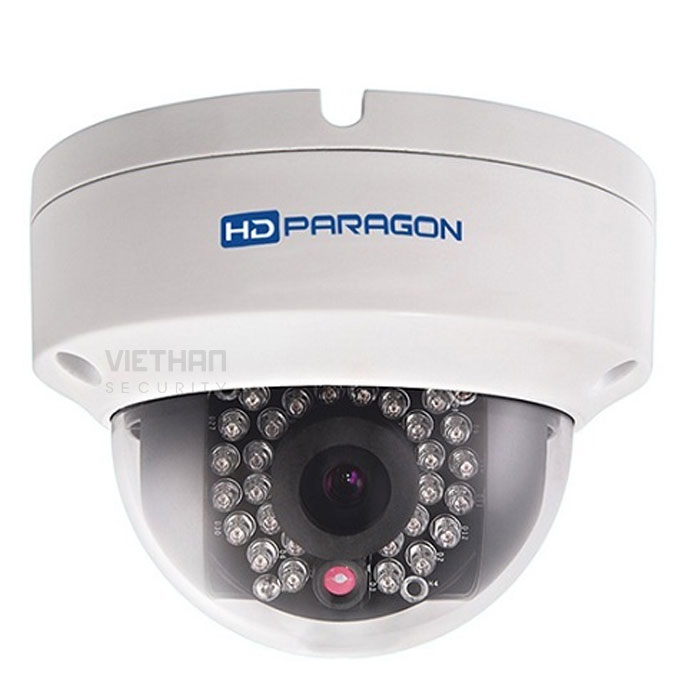Camera IP HDPARAGON HDS-2123IRP/D 2.0 Megapixel, Chuẩn nén H265, IR 30m, F2.8mm, PoE