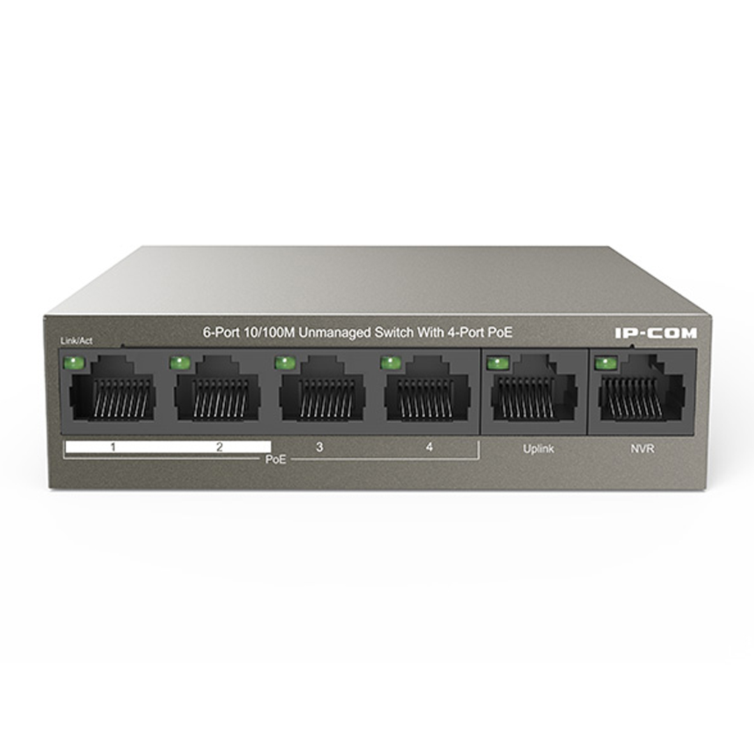 Thiết bị mạng HUB -SWITCH IPCOM POE F1106P-4-63W