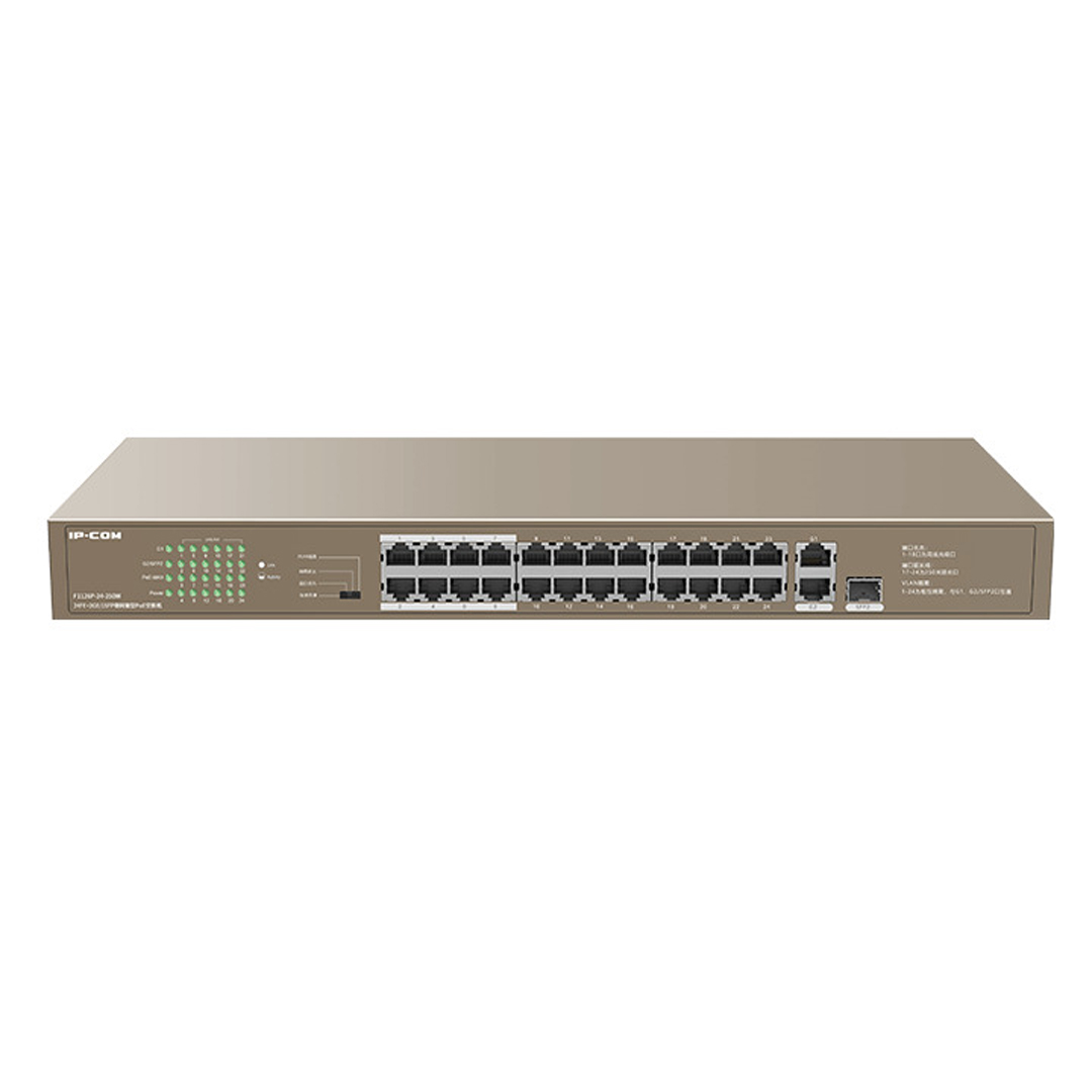 Thiết bị mạng HUB -SWITCH IPCOM POE F1126P-24-250W