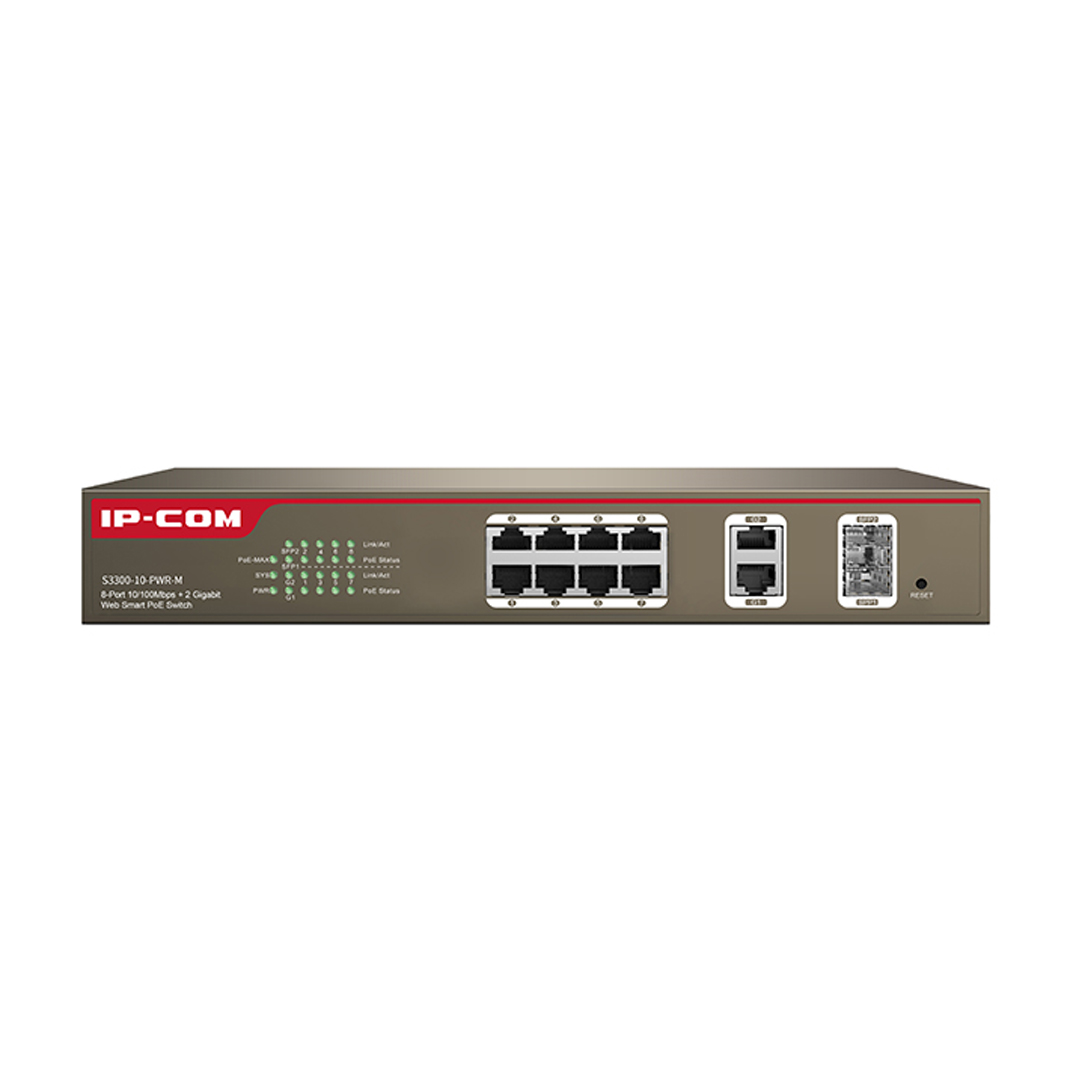 Thiết bị mạng HUB -SWITCH IPCOM  POE S3300-10-PWR-M