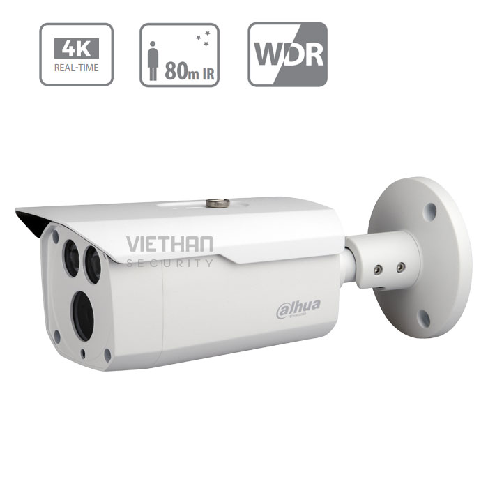 Camera Dahua HAC-HFW1801DP 8.0 Megapixel, IR 80m,Ống kính F3.6mm, Camera 4 in 1, Chống ngược sáng