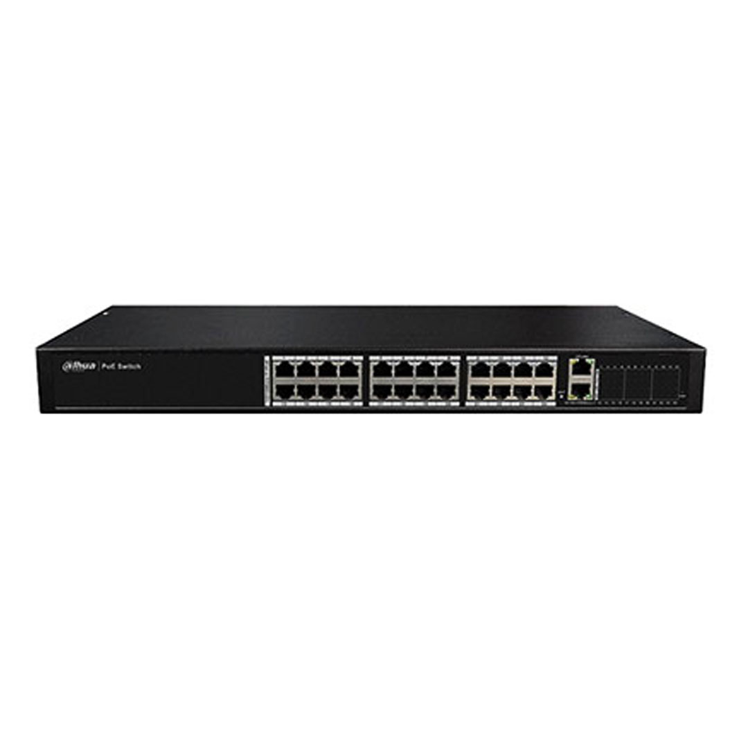 Thiết bị mạng HUB - SWITCH POE Dahua DH-PFS4026-24P-370 (công nghiệp)