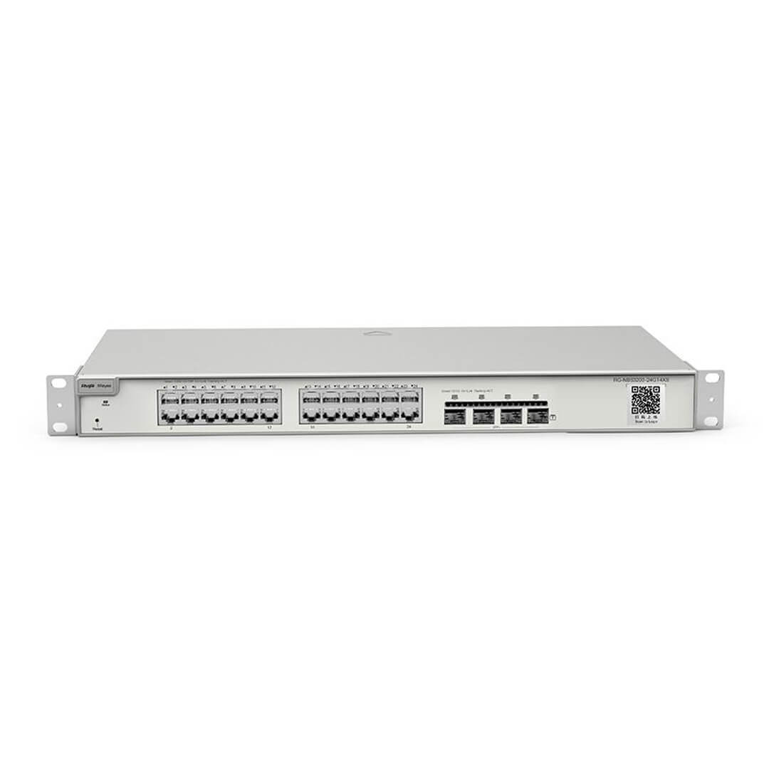 Thiết bị mạng HUB -SWITCH Ruijie RG-NBS3200-24GT4XS ( 24-Port 10G L2 Managed Switch, 24 Gigabit RJ45 Ports, 4 *10G SFP+ Slots,19-inch Rack-mountable Steel Case )