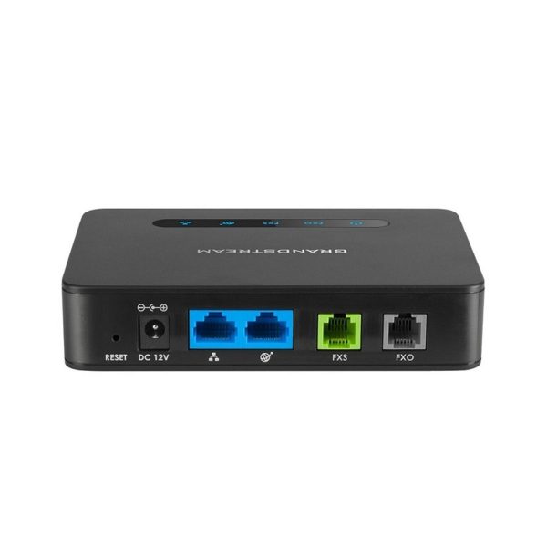 Gateway chuyển đổi máy lẻ analog 1 cổng FXS Grandstream HT813 1 cổng FXO, cổng LAN và WAN 100Mbps
