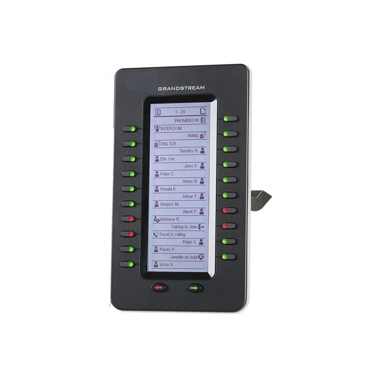Bộ bàn phím quản lý trạng thái 20 phím Grandstream GXP2200 ext màn hình đồ họa 128x384 LCD